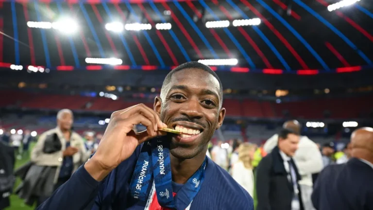 Dembele Kemenangan Liga Champions temp